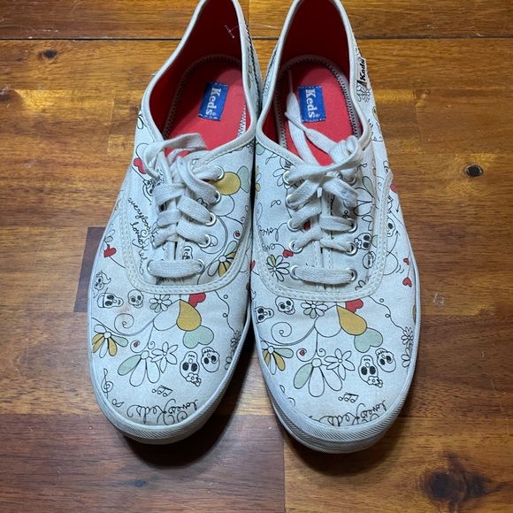 Women’s keds sugar skull size 10 gently used - Picture 4 of 7